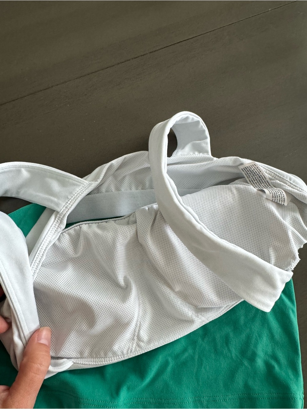 all in motion Teal and White Two-Piece Mini Skirt Set - Picture 4 of 5